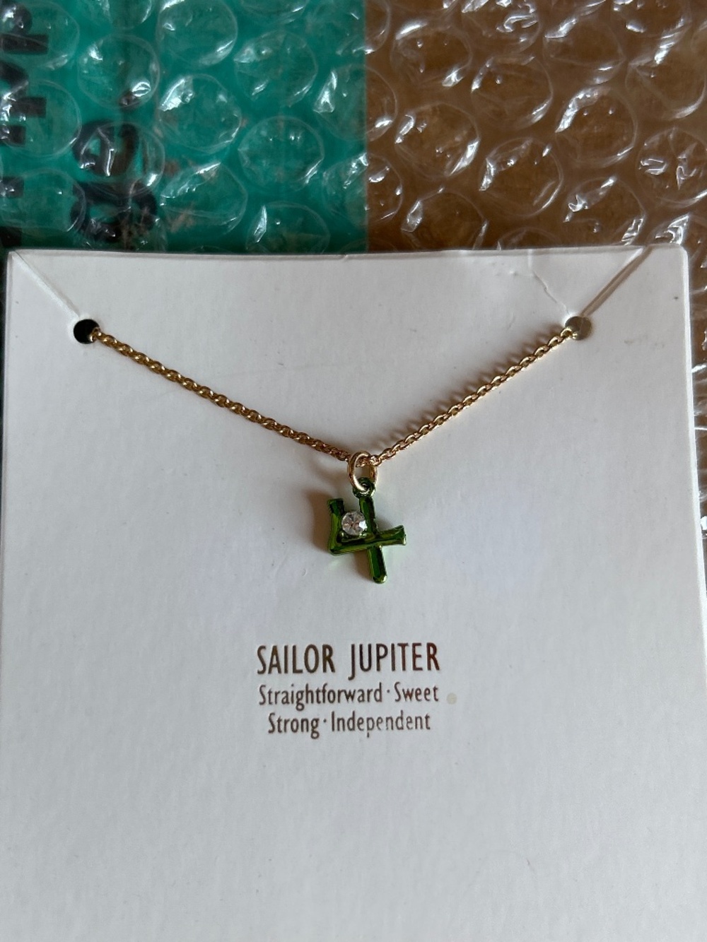 Sailor Moon Sailor Jupiter Symbol Pendant Necklace